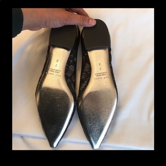 EMY MACK BLACK LACE FLATS. NEW - Picture 6 of 7